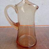 Smoked glass pitcher
