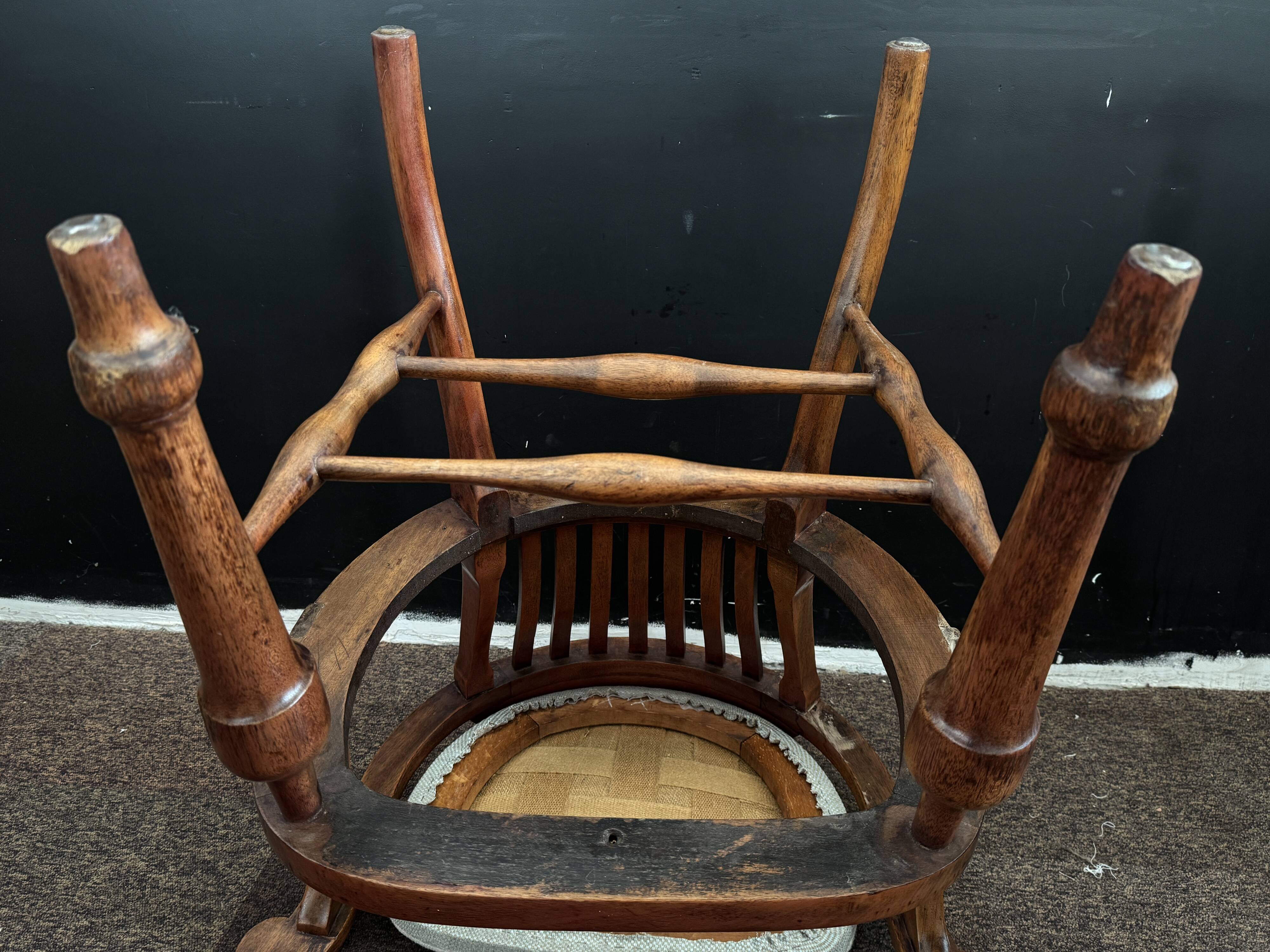 English office chair - Stamped W. Hands & Sons