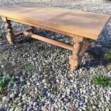 Table basse vintage bois massif