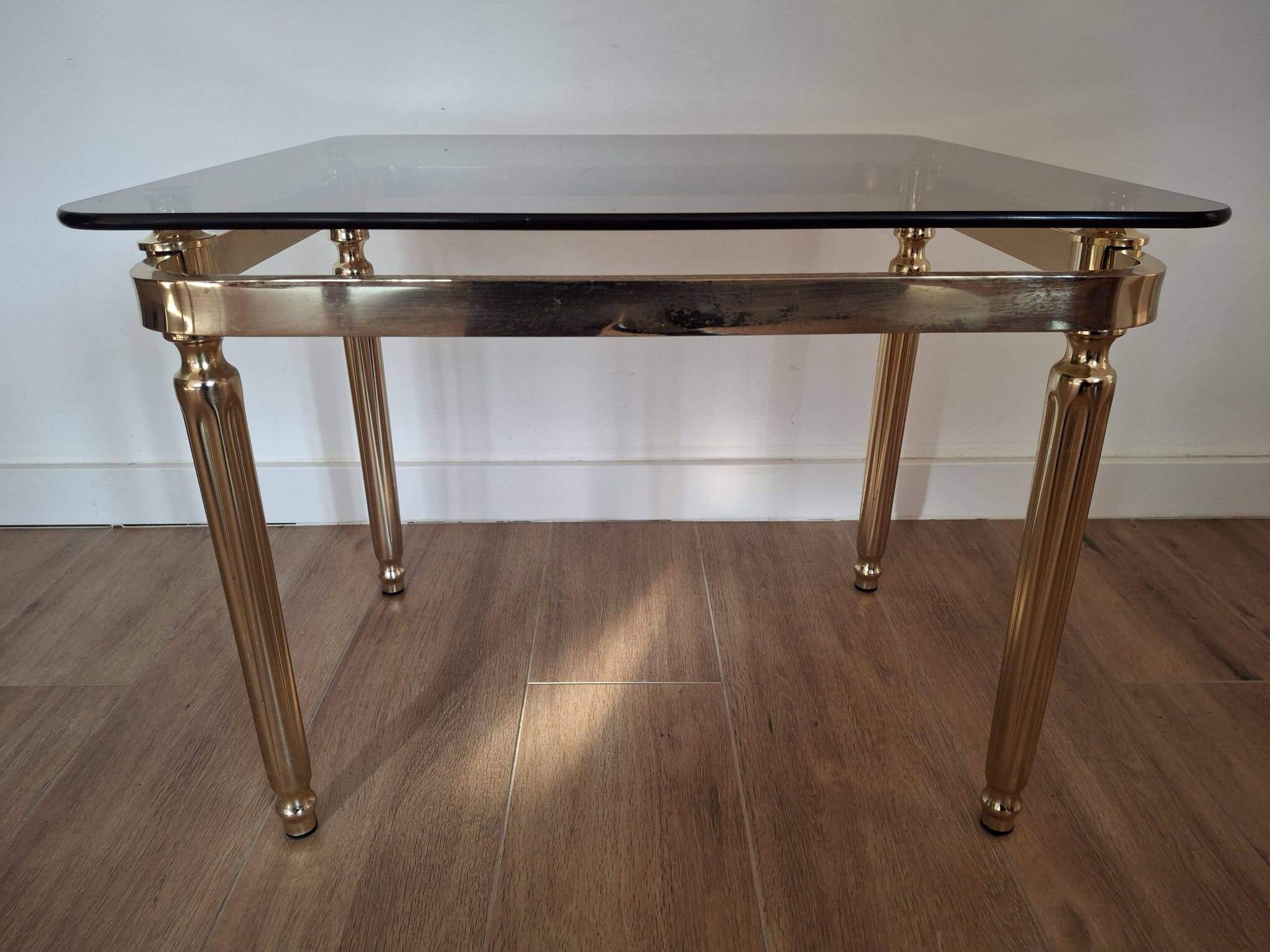 Brass coffee table, 70s