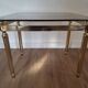 Brass coffee table, 70s