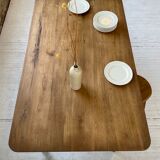 Farm bistro table in oak