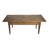 Old wooden farmhouse table