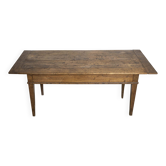 Old wooden farmhouse table