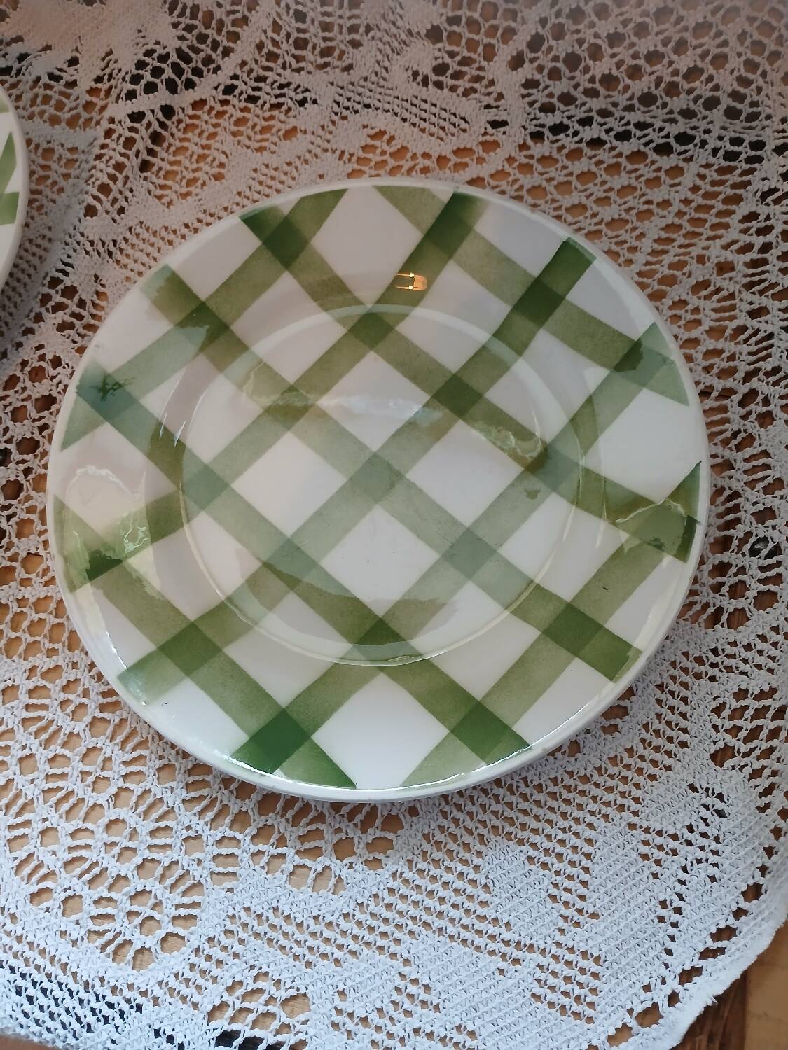 2 old Moulin des Loups dishes