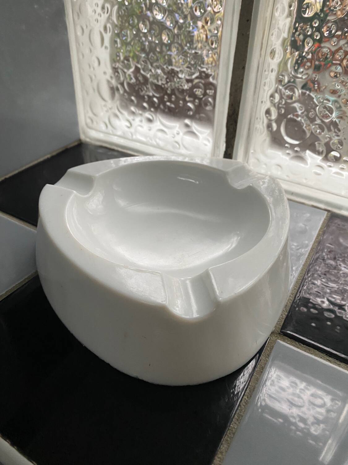 Cendrier opaline  vintage