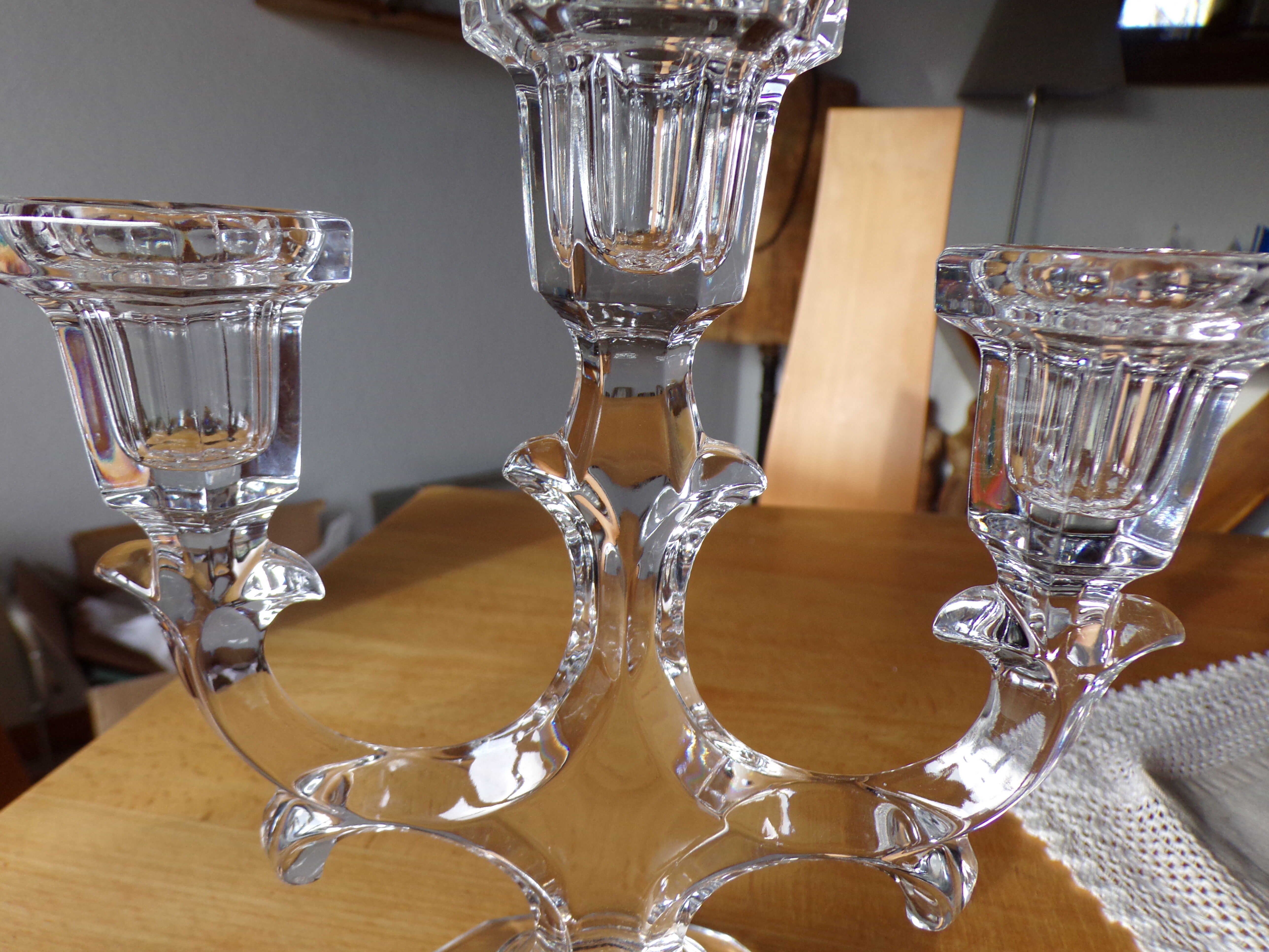 Candelabre 3 crystal fires