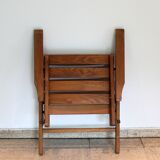 Folding wooden chair, 1970