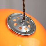 Rare Orange Jolly Pendant Lamp by Luigi Massoni for Guzzini, 1970s