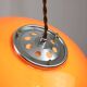 Rare Orange Jolly Pendant Lamp by Luigi Massoni for Guzzini, 1970s
