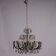 Antique brass and crystal chandelier, Italy, 1930s-40s.