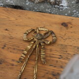 Wall lamp in bronze cherub