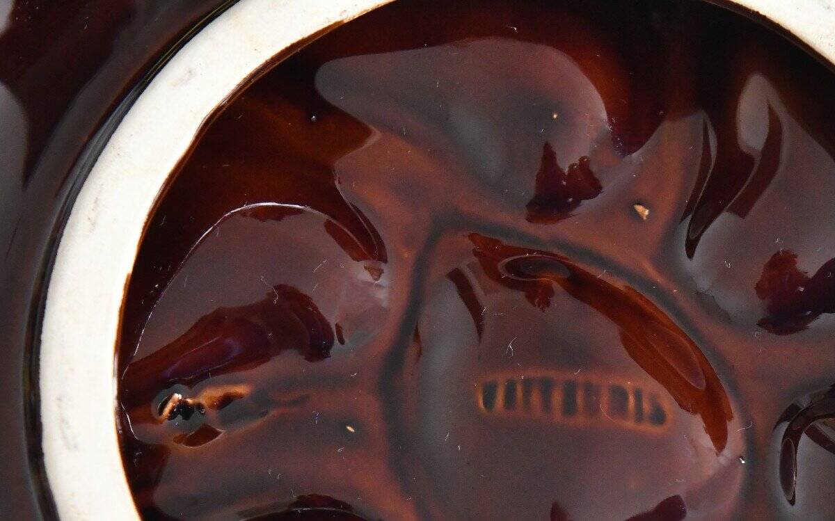 Ceramic oyster service from Vallauris