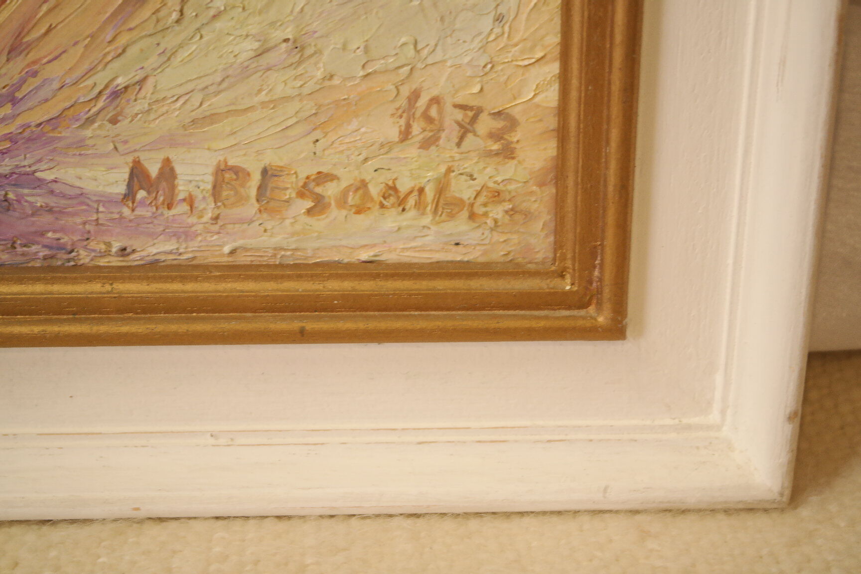 Portrait woman oil on canvas 1970