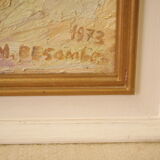 Portrait woman oil on canvas 1970