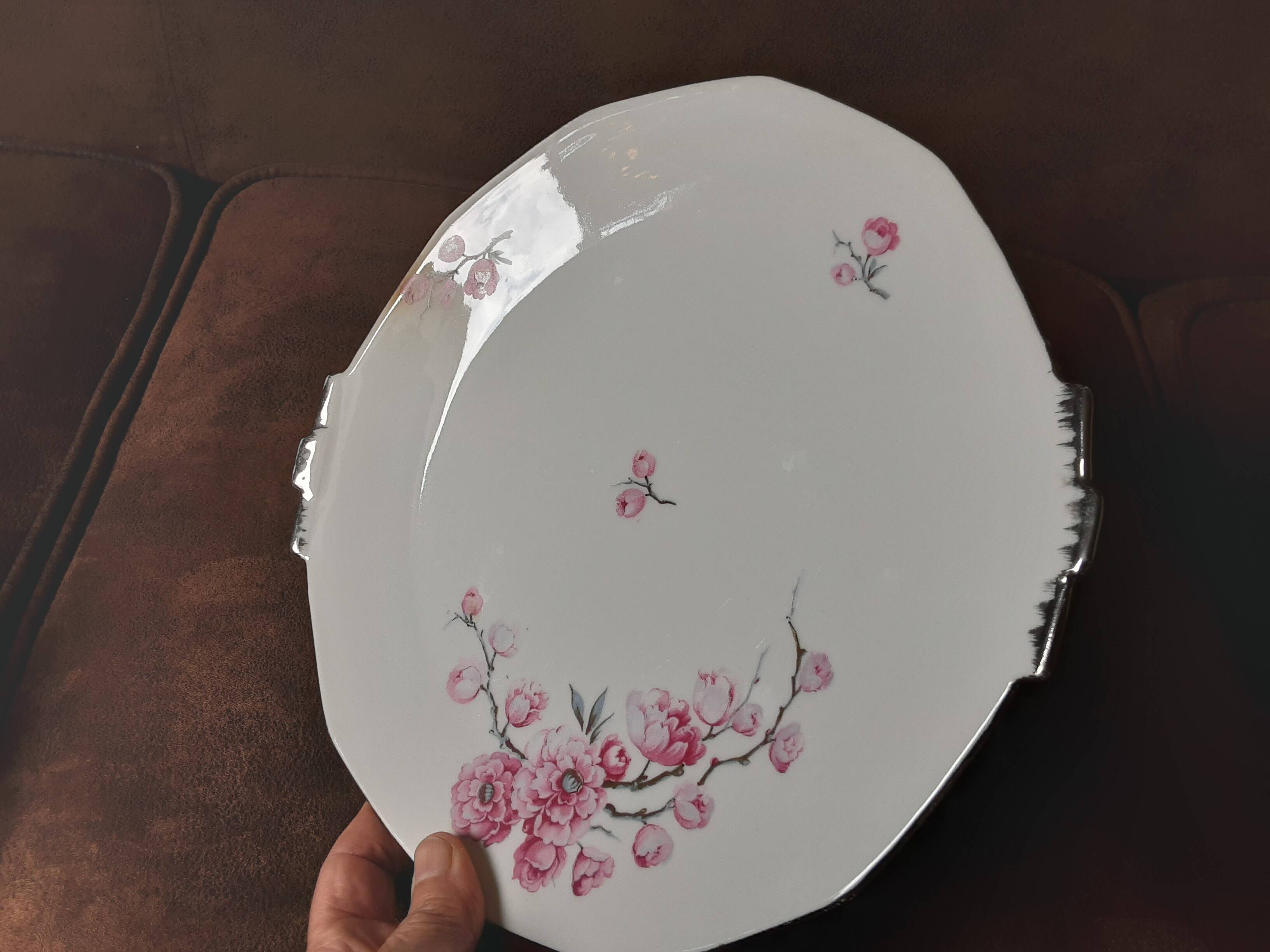 Service à dessert en porcelaine