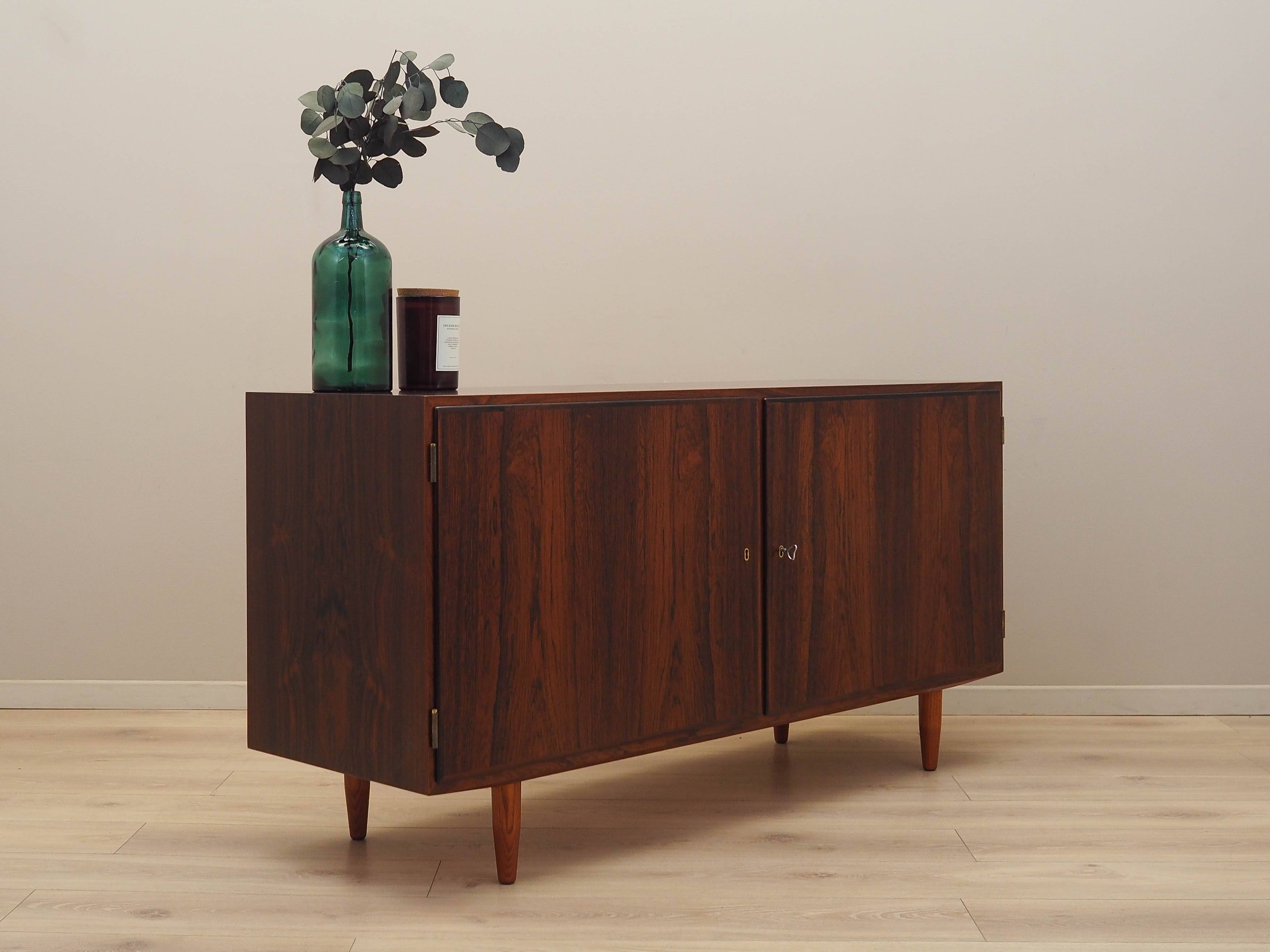 Rosewood cabinet, Danish design, 1970s, designer: Carlo Jensen, manufacture