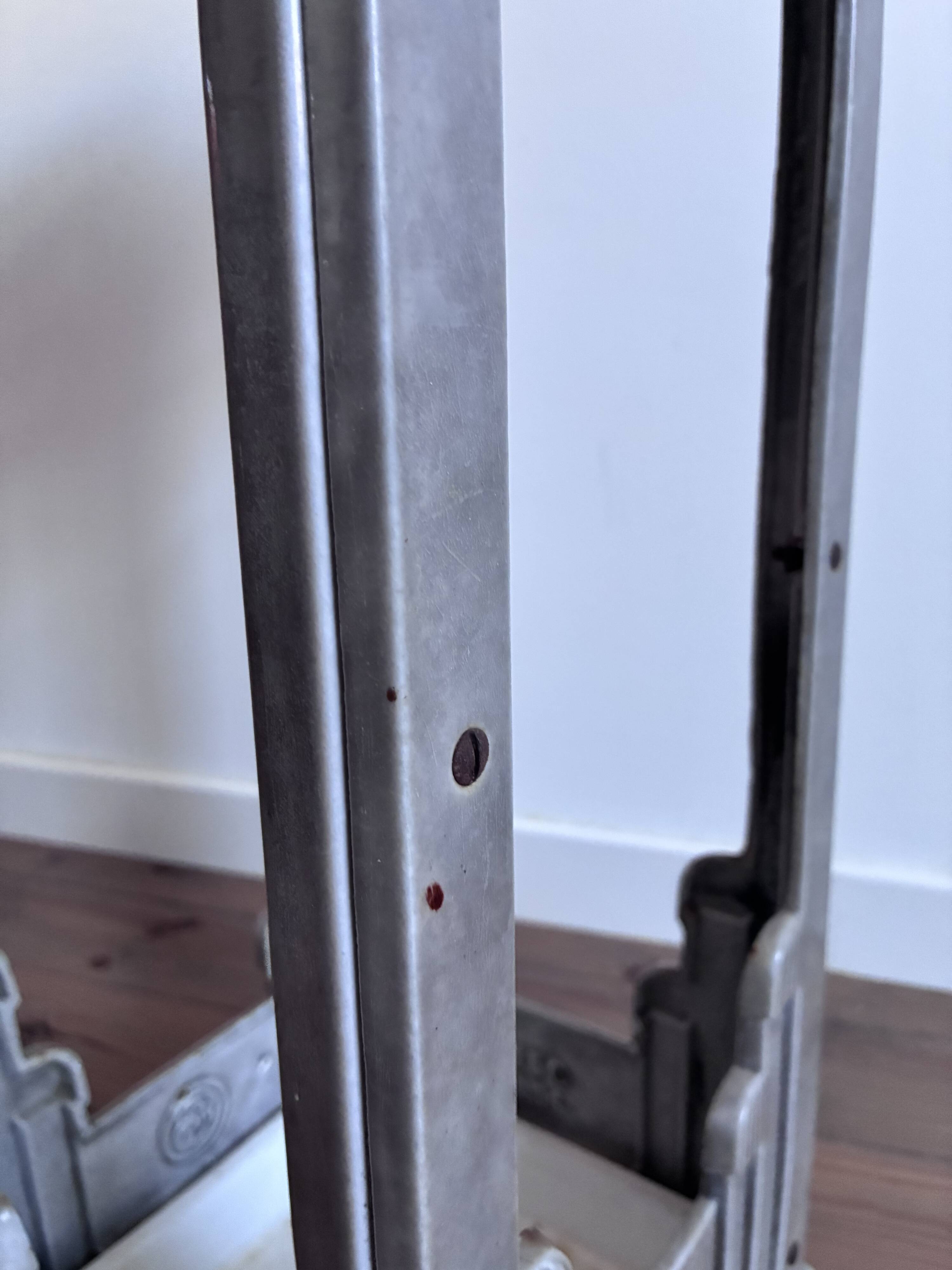 Art Deco umbrella stand from the 1930s, cast iron.