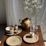Set of 12 Niderville stoneware dessert plates