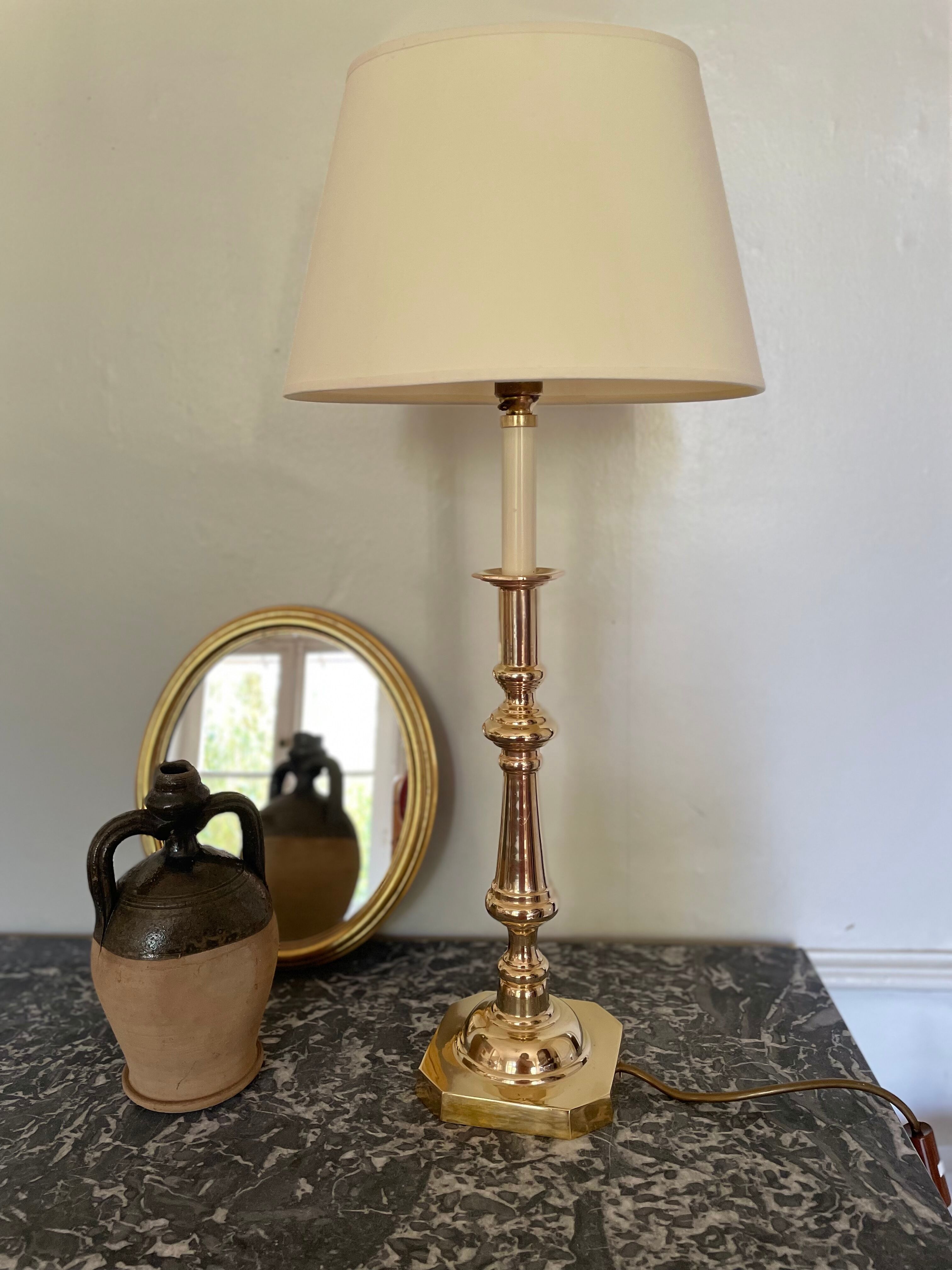 Persimmon glazed terracotta oil jar