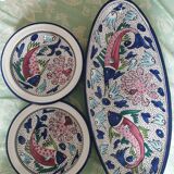 Hand-painted plates