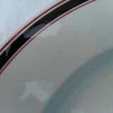 Round dish in Sarreguemines earthenware