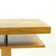 Functionalist Steel And Ash Wood Swivel Coffee Table, 1960s