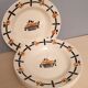 Set of 7 Badonviller hollow plates
