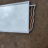 Chrome Art Deco mirror