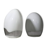 Pair of Nessa lamps in Murano glass, Gino Vistosi, 1970s