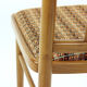 Chaises de salle à manger du milieu du siècle en chêne et tissu, tonne tchécoslovaquie, ensemble de 4