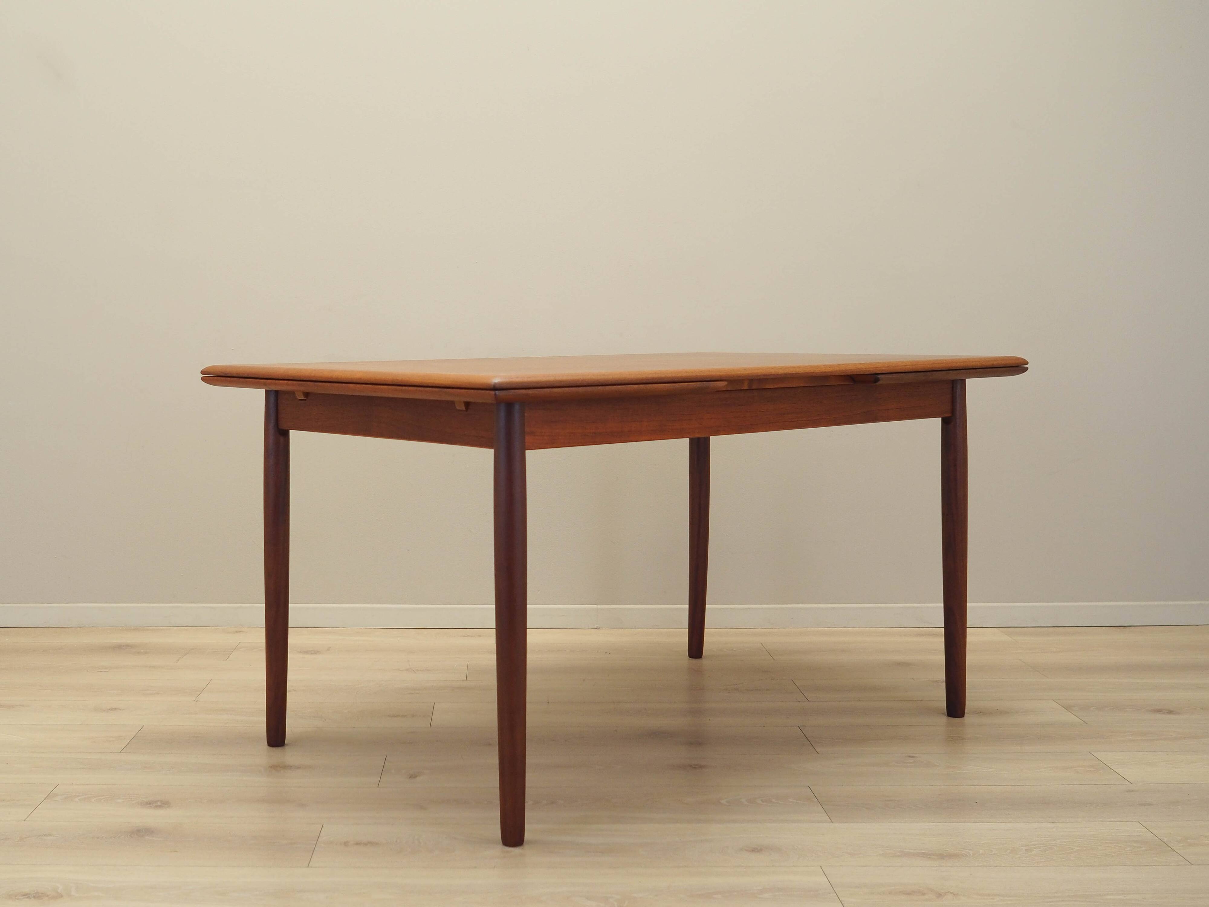 Teak table, Danish design, 1970s, production: Denmark