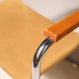 Pair of Cantilever Tubular Steel Armchairs MG5 Grassi style 1970´s