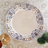 6 iron earth dessert plates lot 4