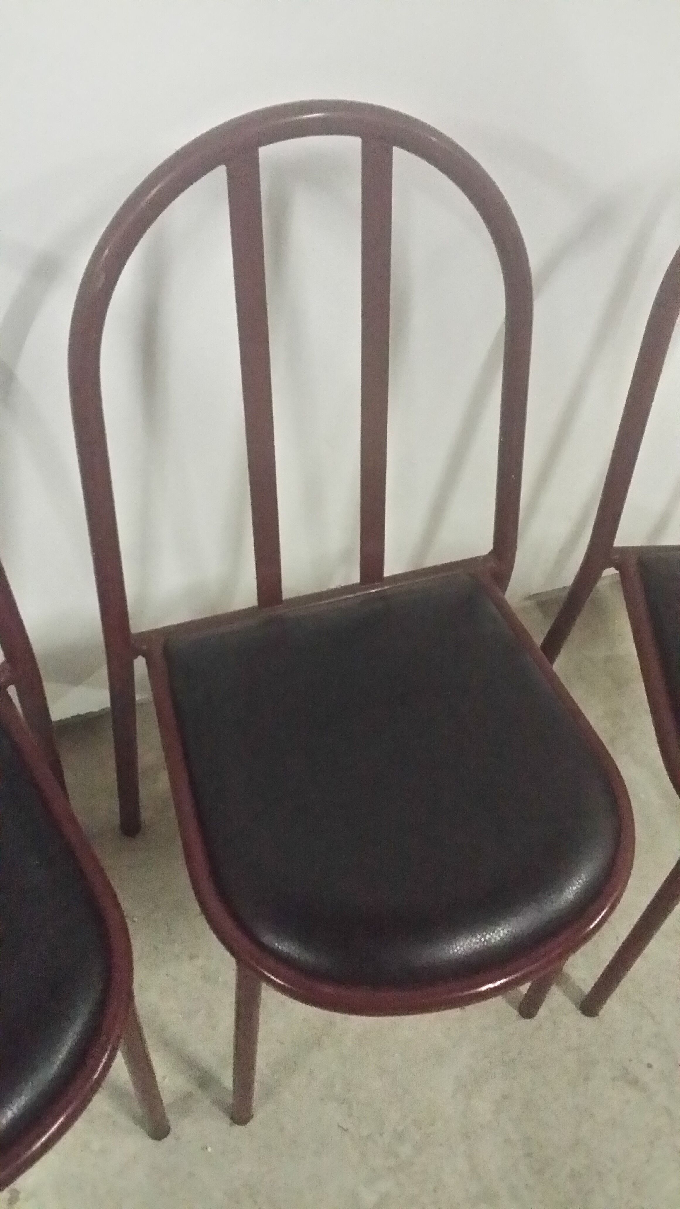lot of 4 Chairs Mallet Stevens