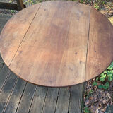 Round table louis philippe a shutters epoch 19 th