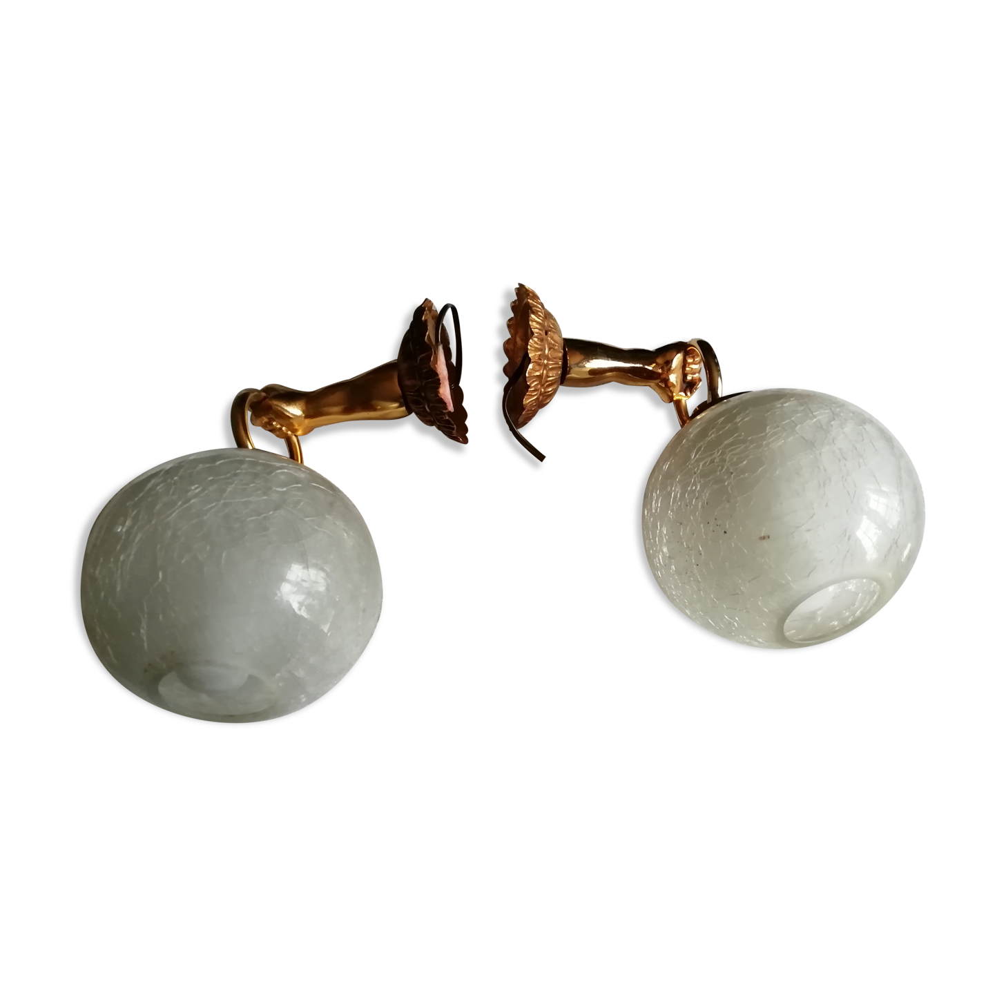 2 retro wall sconces
