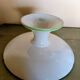 Mimosa decorated earthenware compote KG Lunéville