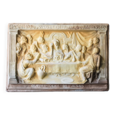 Cuadro relieve ultima cena.
