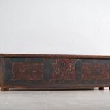 Antique storage chest in dark tones (c.1870) #41
