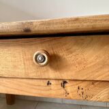 Old wooden coffee table