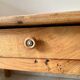 Old wooden coffee table