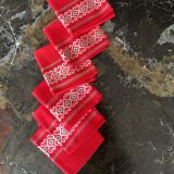 Set of six napkins in cotton / vintage linen