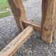 Old walnut workbench
