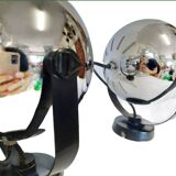 Altalite, adjustable chrome chrome spotlights couple, 70s