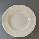 8 white porcelain plates