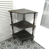 Wooden corner shelf, vintage