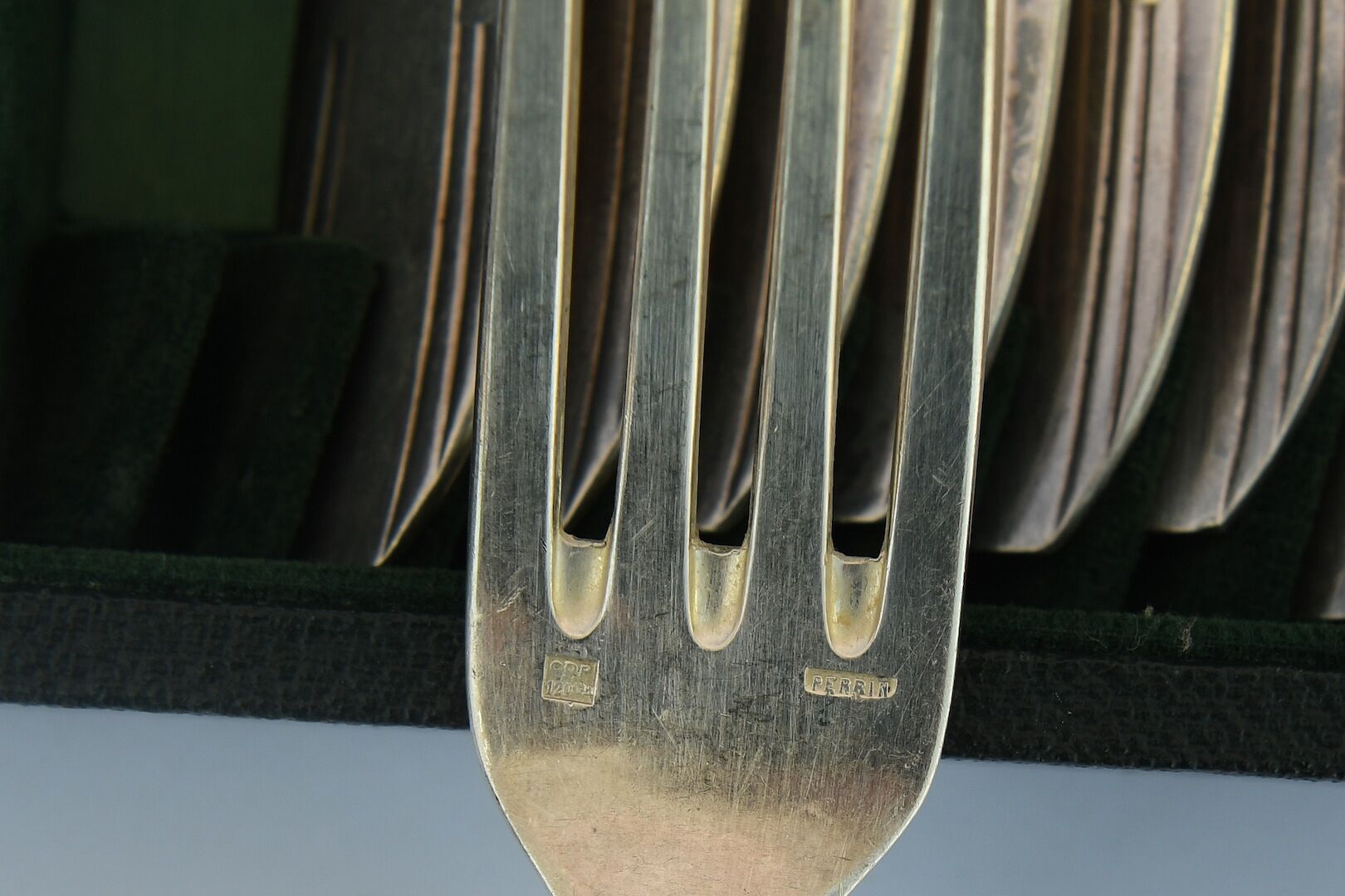 Silver metal housewife Perrin Paris silversmithing