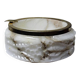 Small vintage carved alabaster ashtray from the Hollywood Regency/Mid Century