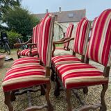 Lot de chaises anciennes os de mouton